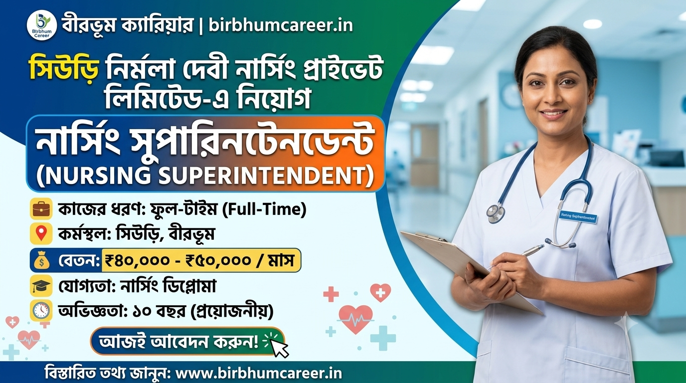 Siuri Nursing Superintendent Recruitment 2026