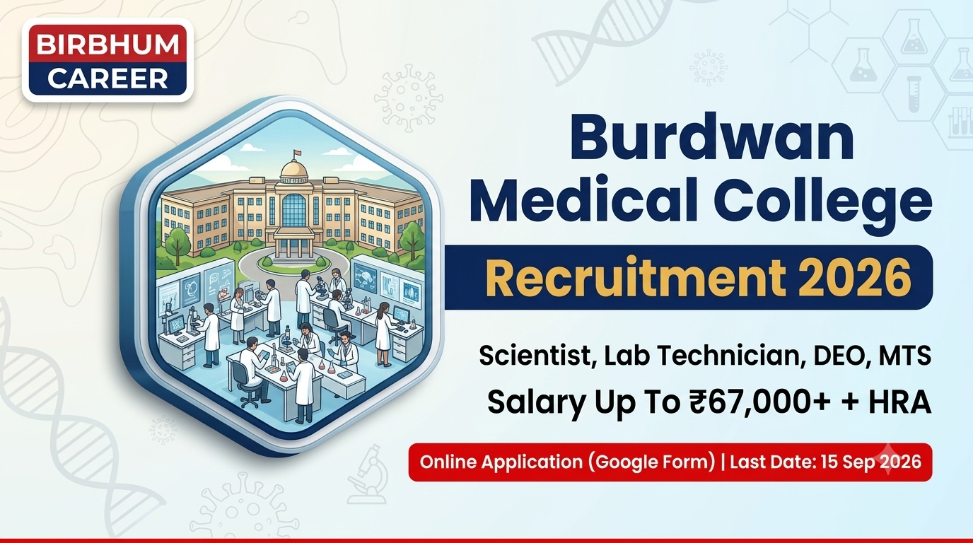 Burdwan Medical College Recruitment 2026